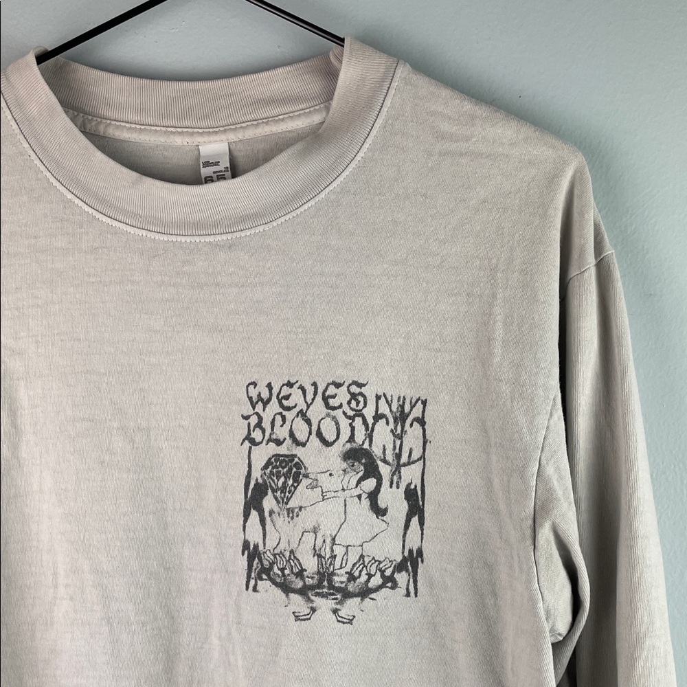 Weyes Blood Dragon Long Sleeve T-Shirt Graphic Tee Size S - Picture 3 of 10
